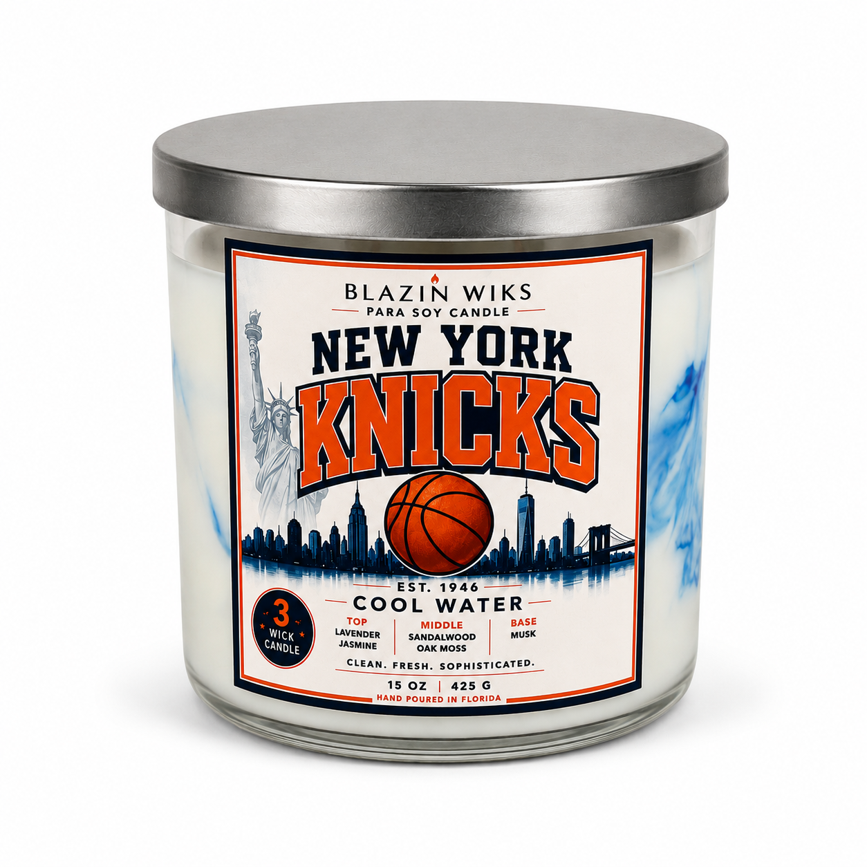 Concrete Jungle | Cool Water Inspired Candle